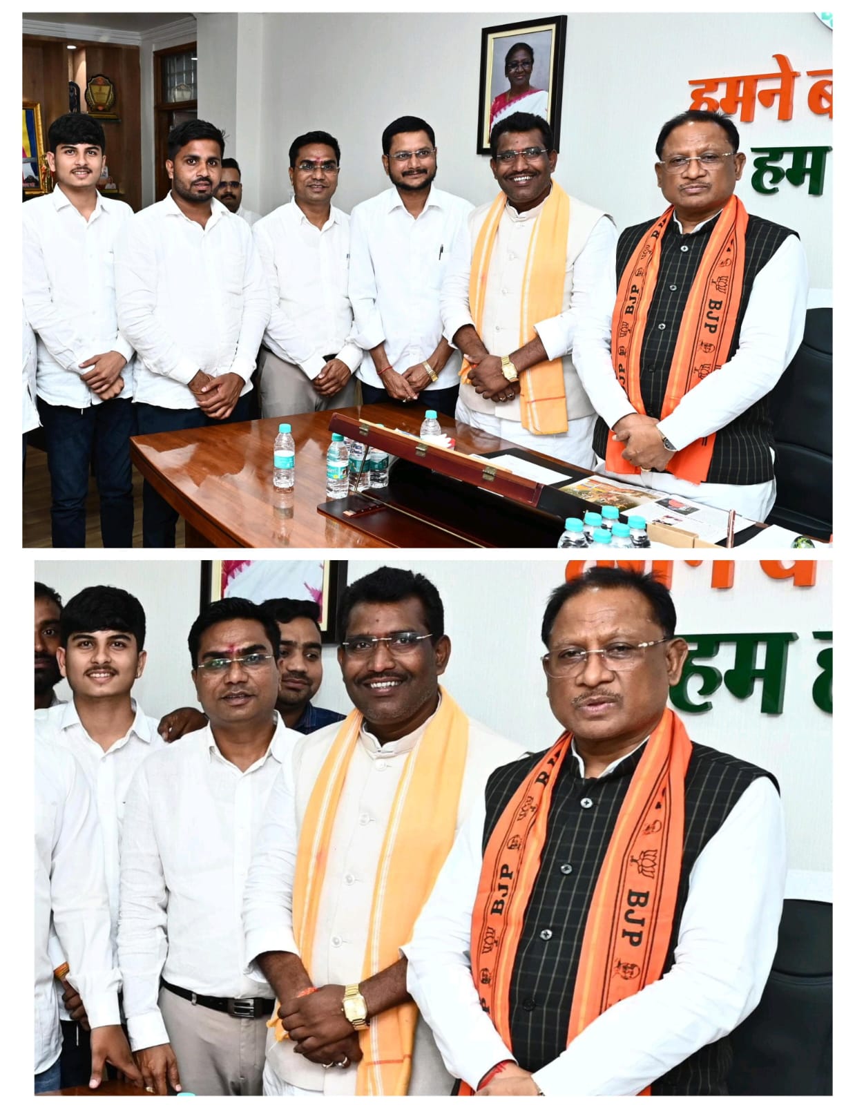 राजिम विधायक रोहित साहू के साथ छुरा नगर के सुजल कोठारी ने मुख्यमंत्री से की मुलाकात 
