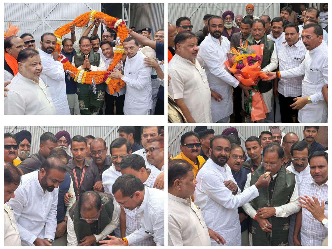 गरियाबंद के पूर्व नपा अध्यक्ष गफ्फू मेमन के नेतृत्व में सीएम विष्णु देव साय का भव्य स्वागत, समर्थकों के बीच केक काटकर मनाया जन्मदिन