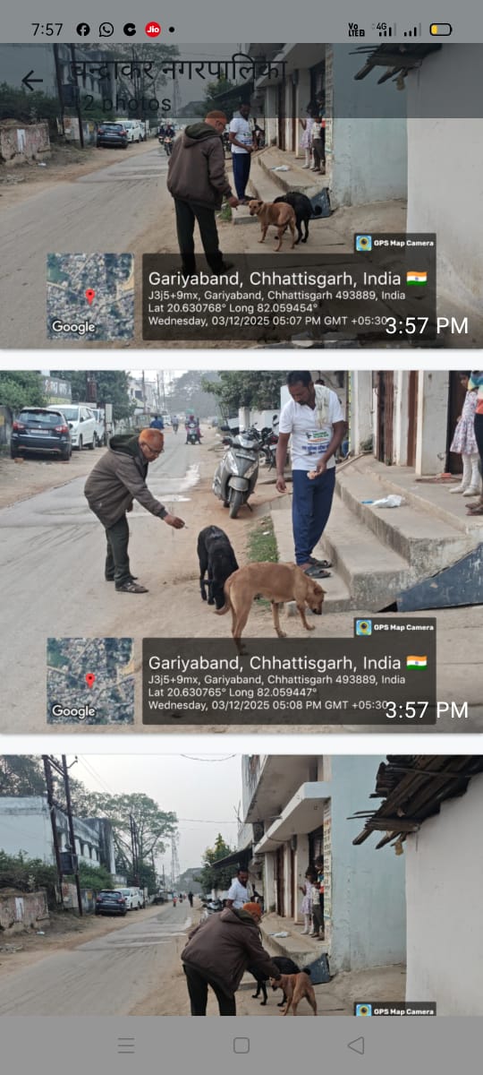 गरियाबंद को रेबीज मुक्त बनाने की दिशा में बड़ी पहल: नगर पालिका ने पूर्ण किया आवारा कुत्तों का व्यापक टीकाकरण अभियान