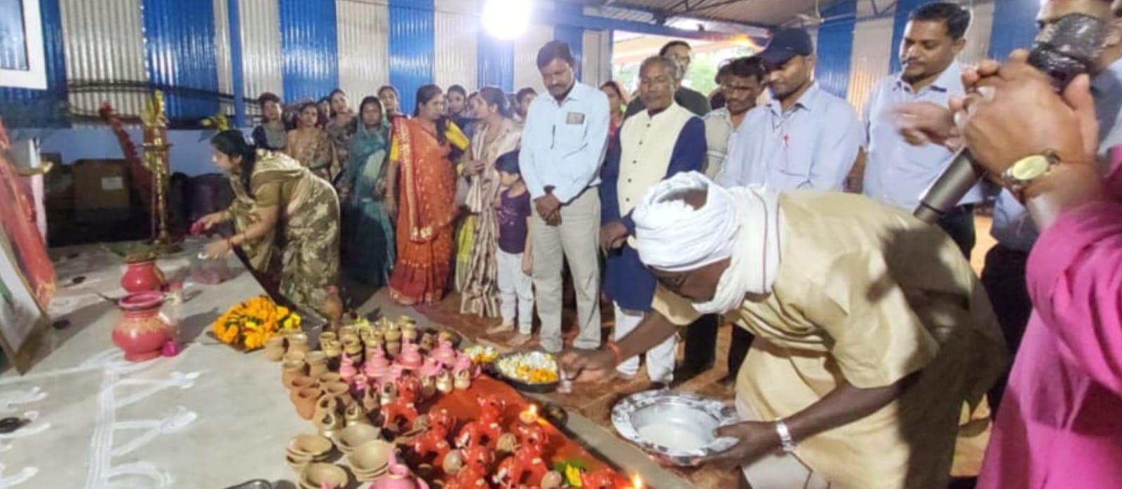 छत्तीसगढ़ सांस्कृतिक एवं क्रीड़ा मंडल किरन्दुल द्वारा धूमधाम से मनाया गया पोला तिहार