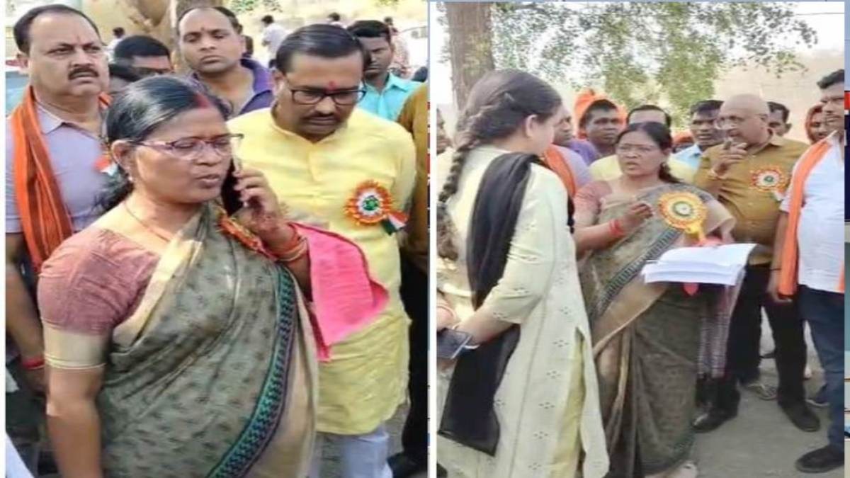 अधिकारियों की गैरमौजूदगी पर भड़की विधायक, कार्रवाई नहीं हुई तो धरने की चेतावनी