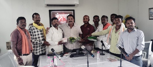 विधायक का सरपंच, उप सरपंच व ग्राम पटेल ने किया आभार 