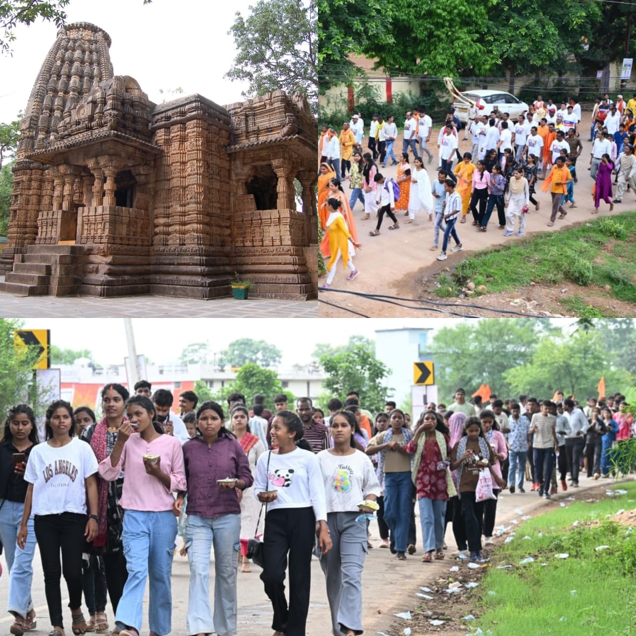 हर-हर महादेव के उद्घोष और बोल बम की जयघोष से गूंजा कवर्धा, भव्यता के साथ निकली भोरमदेव पदयात्रा
