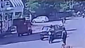 कटघोरा में तेज रफ्तार का कहर:कार ने बाइक को लिया चपेट में, चालक उलछकर गिरा सड़क पर