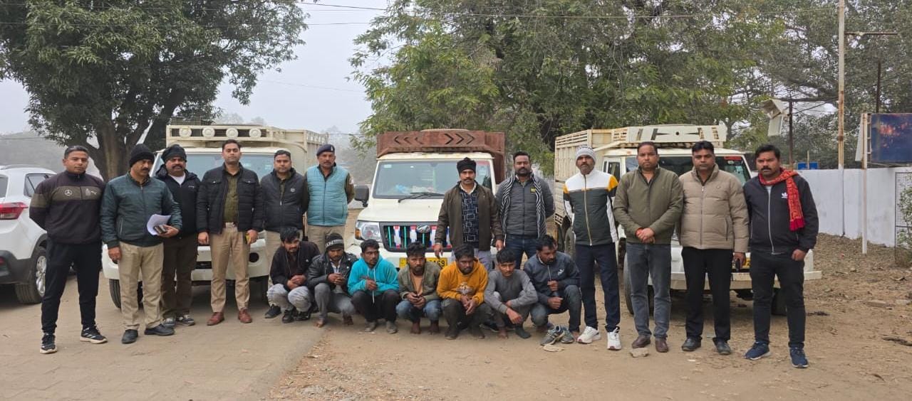 शहर मे घूम घूम कर गाय बैल चोरी करने वाले 07 आरोपी गिरफ्तार