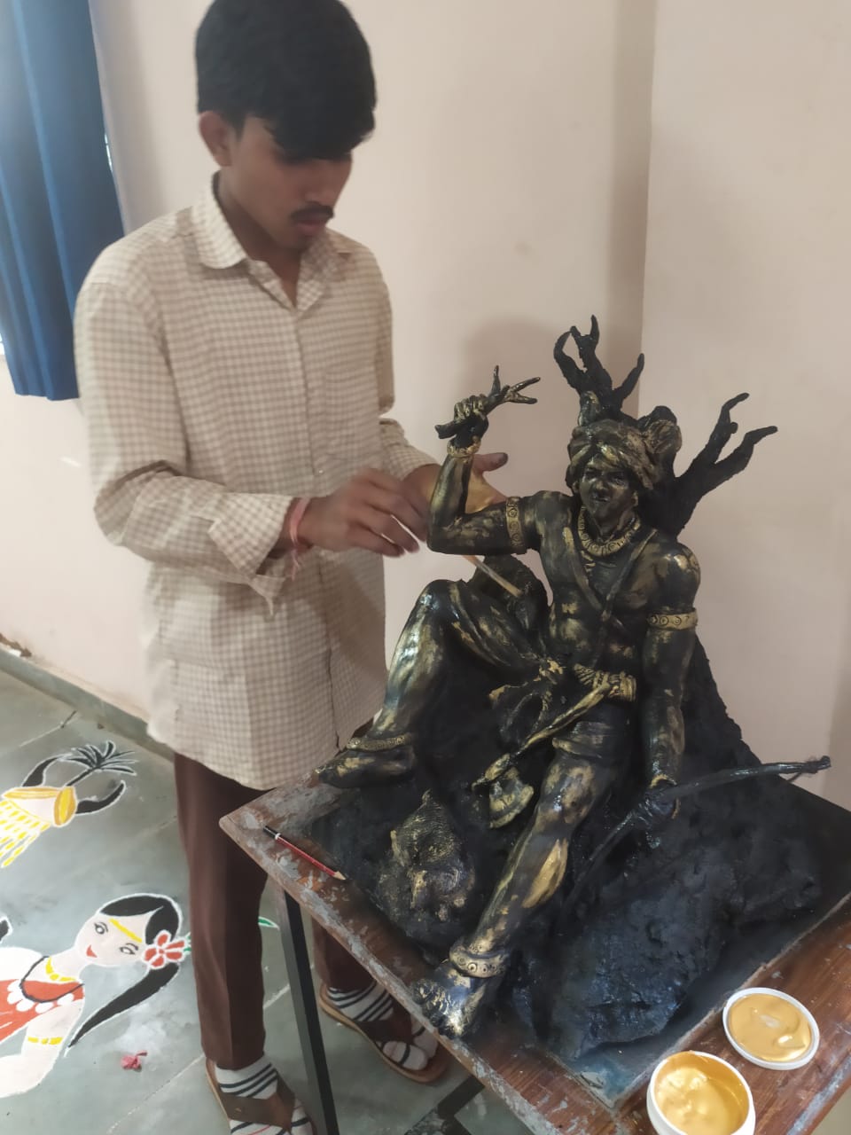 किरन्दुल बीआईओपी स्कूल का छात्र राष्ट्रीय स्तर पर दृश्य कला प्रतियोगिता में चयनित