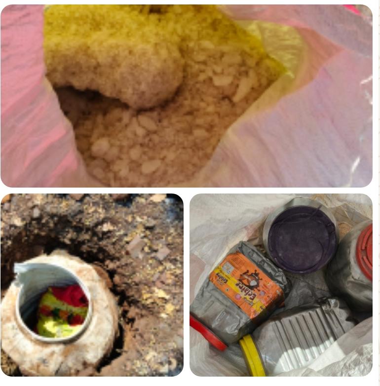  अन्नापुर के जंगलों में माओवादियों का विस्फोटक डम्प बरामद, सुरक्षाबलों ने मौके पर किया नष्ट...