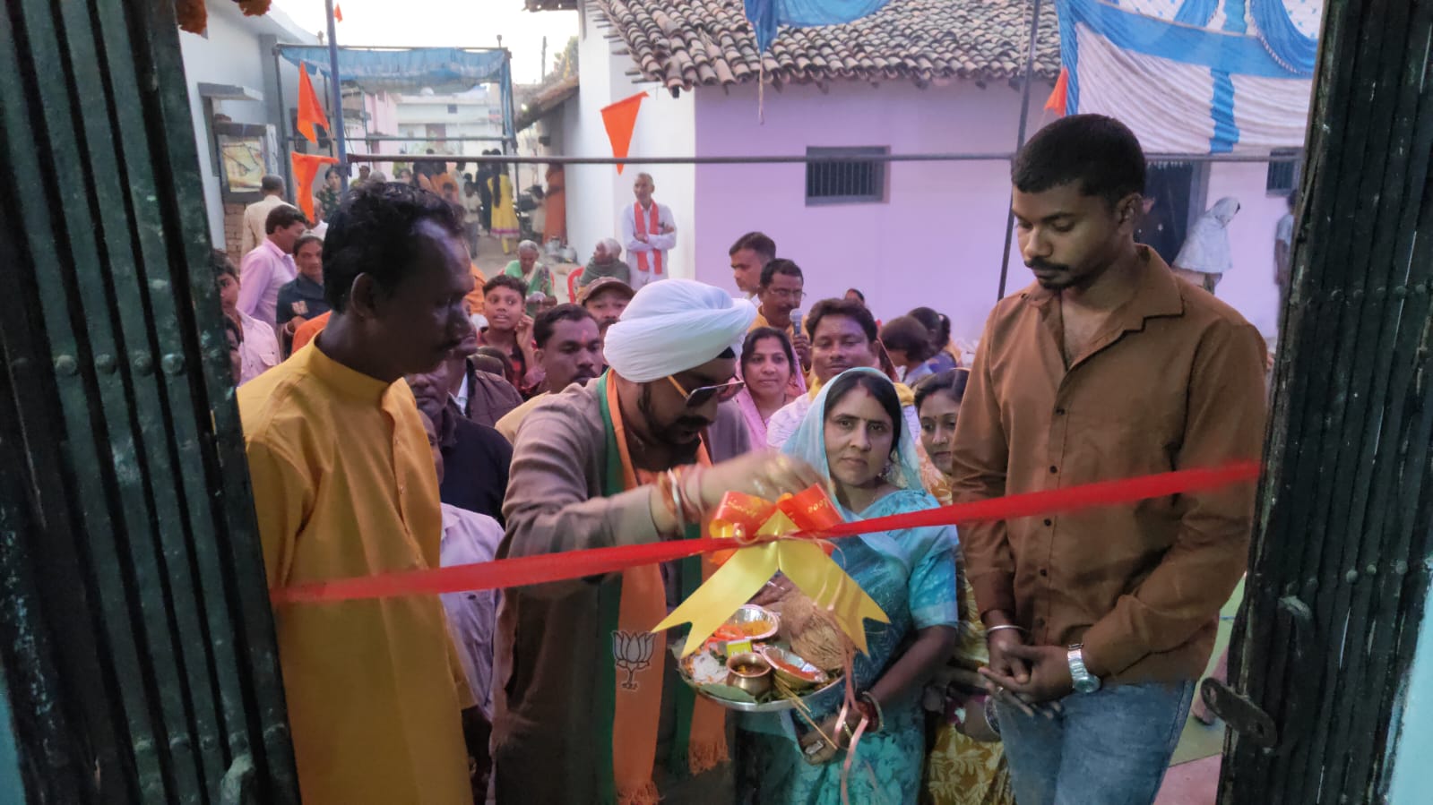 वार्ड क्रमांक 4 एवं 7 में सामुदायिक भवन का लोकार्पण, भव्य शिव मंदिर की प्राण-प्रतिष्ठा संपन्न