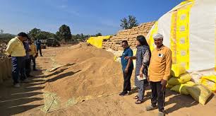  पटेवा तहसील में 50 कट्टा अवैध धान जब्त